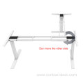 Lifting Computer Tables 3 Legs Electric Height Adjustable Table For Manager In Office